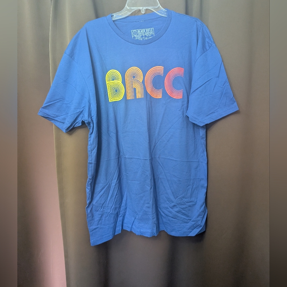 Men's 70's Style BRCC Logo Shortsleeve Tee Royal T-Shirt